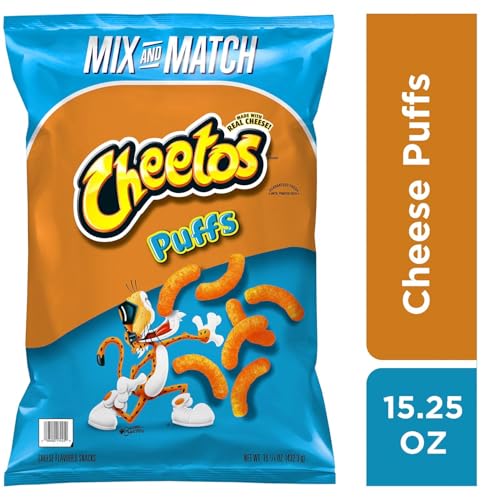 Cheetos Cheese Puffs Party Size 15. 25 oz Bag (2)